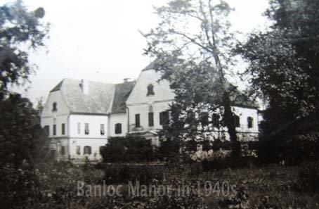 Banloc-manor-1940s Banloc Manor in 1942