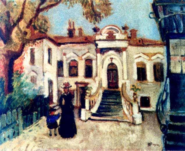 LittleParisPainting Bucharest as 'Little Paris, impressionist painting