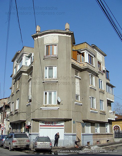 Art Deco style corner building