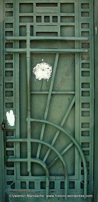 Art Deco style doorway, Bucharest
