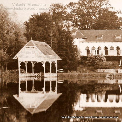 Neo-Romanian style boathouse, Scroviste, Romania