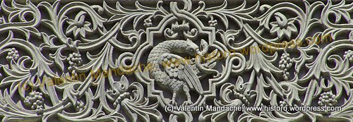 Neo-Romanian style decorative panel