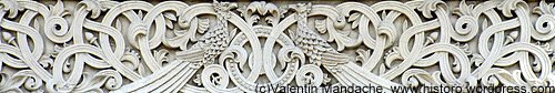 Neo-Romanian style decorative panel