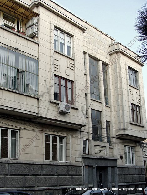 Architect Jean Monda designed building, Bucharest 1931