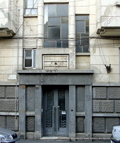 Architect Jean Monda designed building, Bucharest 1931