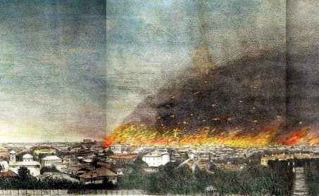 The Great Fire of Bucharest, 1847