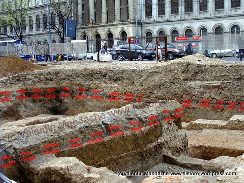 The Great Fire of Bucharest, 1847- archaeological remains