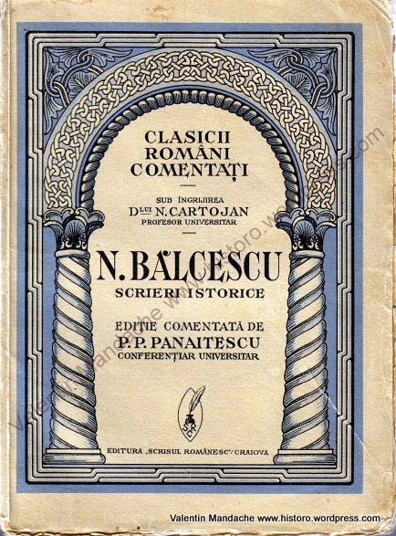 Neo-Romanian style book cover, early 1920s