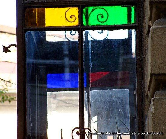 Victorian era coloured glass, Bucharest