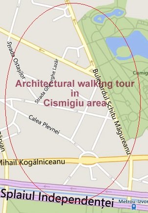 Historic Houses of Romania architectural walking tour in Cismigiu area, Bucharest