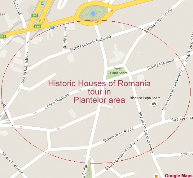 Historic Houses of Romania walking tour in Plantelor area of Bucharest
