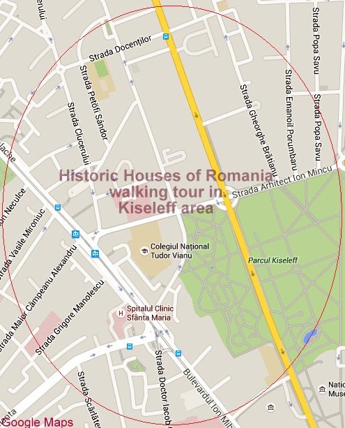 Historic Houses of Romania walking tour in Kiseleff area
